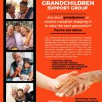 A poster about Grandparents rasing grandchildren