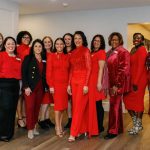 YWCA Board posing for group photo at the YWCA 21st Annual Red Dress Fashion Show held Thursday, February 29, 2024 at the Century House in Acushnet.